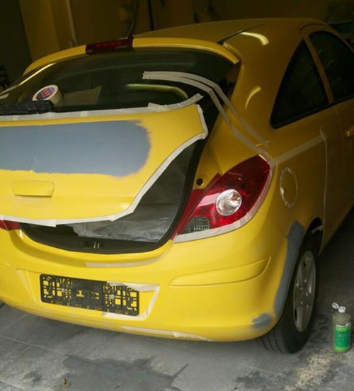 Lackierung Detail Lackierung Detail